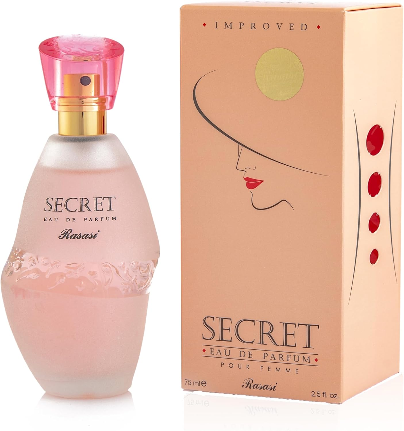 Rasasi Secret Eau De Parfum for Women – 75ml | Long Lasting Floral Fruity Fragrance